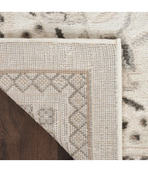 Nourison Serenity Home Ivory Mocha SRH02 6 ft. X 9 ft. Rect. Rug