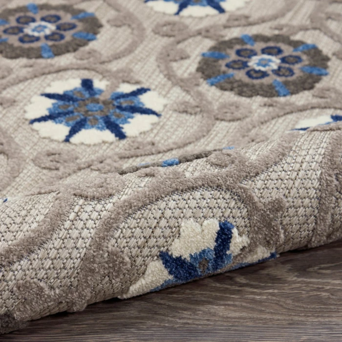 Nourison Aloha Area Rug ALH19-Grey/Blue