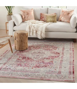Nourison Home Vintage Kashan VKA07 Red/Ivory 4 ft. X 6 ft. Area Rug