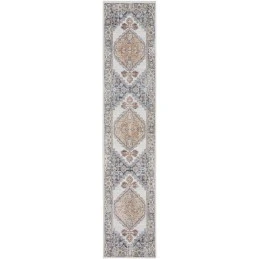 Nourison Astra Machine Washable Area Rug ASW11 Grey/Gold