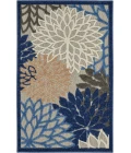Nourison Aloha Area Rug ALH05-Blue/Multicolor
