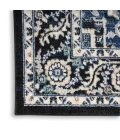 Nourison Passion Area Rug PSN33 Black Ivory 5'3" x 7'3"