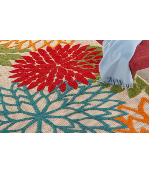 Nourison Aloha Green ALH05 3 ft. 6 in. X 5 ft. 6 in. Rectangle Rug