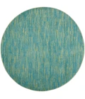 Nourison Essentials Blue Green Area Rug NRE01-Blue Green