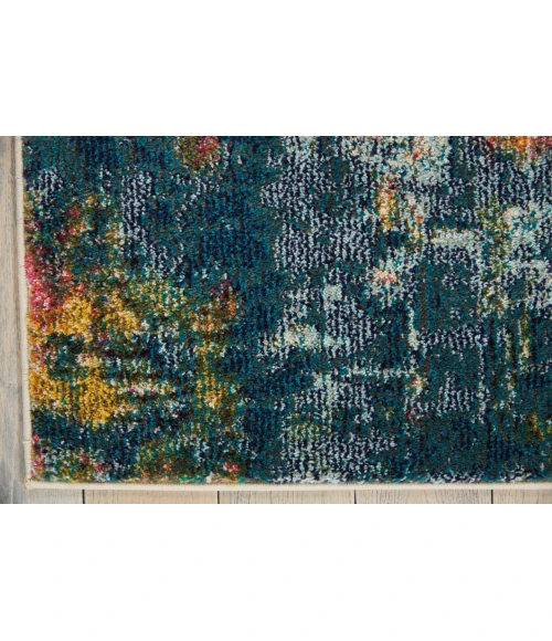 Nourison Celestial Area Rug CES09-Blue/Yellow