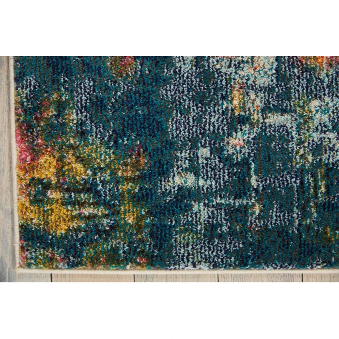 Nourison Celestial Area Rug CES09-Blue/Yellow