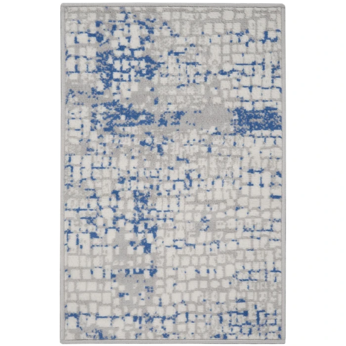 Nourison Whimsicle Area Rug WHS07-Grey Blue