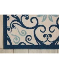 Nourison Caribbean Area Rug CRB02-Ivory/Navy
