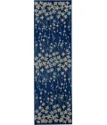 Nourison Tranquil Runner Area Rug TRA04-Navy