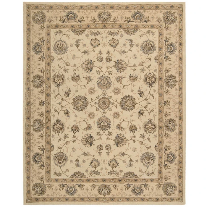 Nourison Home Heritage Hall Beige HE28 8ft.6in. x 11ft.6in. Rect. Rug