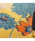Nourison Allur Area Rug ALR06-Yellow Multicolor