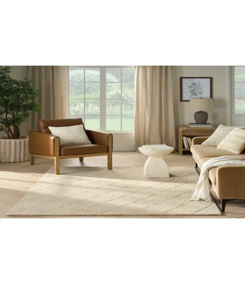 Nourison Wool Haven Beige WOH01 5 ft. 3 in. X 7 ft. 3 in. Rectangle Rug