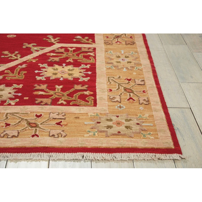 Nourison Home Suf I Noor Red SF35 5ft.10in. x 8ft.10in. Rect. Rug