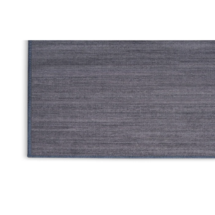 Nourison Washable Essentials Navy WAE01 7 ft. 10 in. X 9 ft. 10 in. Rectangle Rug