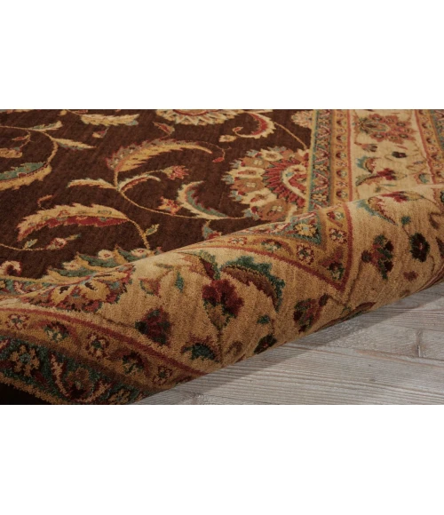Nourison Home Living Treasures Brown LI04 7ft.6in. x 9ft.6in. Rect. Rug