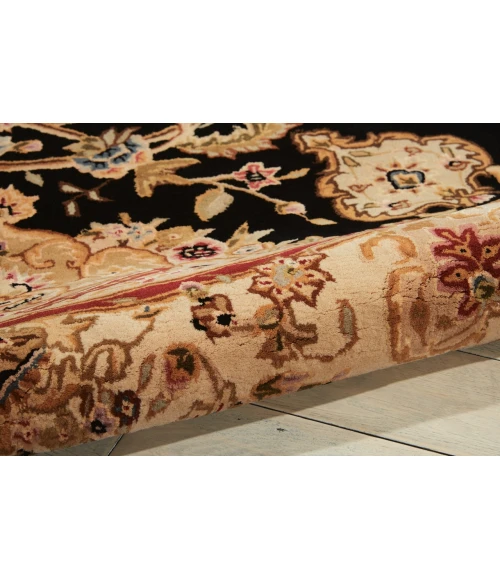 Nourison 2000 Round Area Rug 2028-Black