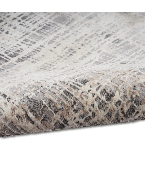Calvin Klein Infinity Area Rug IFN01 Blue Multicolor