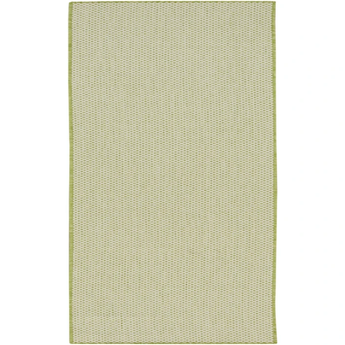 Nourison Courtyard Ivory Green COU01 2 ft. 2 in. X 8 ft. Rectangle Rug