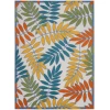 Nourison Home Aloha ALH18 Ivory Multicolor 9 ft. X 12 ft. Area Rug