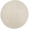 Nourison Home Nourison Essentials NRE01 Ivory Beige 10 ft. Round Area Rug