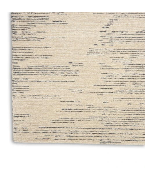 Michael Amini Ma30 Star Area Rug SMR02 Ivory/Grey 5'3" x 7'3"