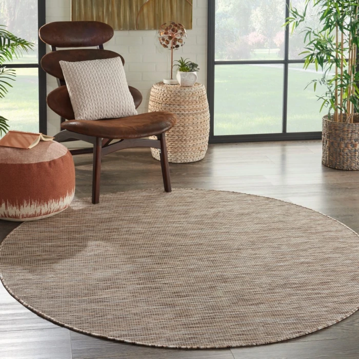 Nourison Positano Round Area Rug POS01-Beige