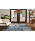 Nourison Garden Oasis Navy GOA02 4 ft. X 6 ft. Rectangle Rug