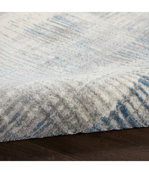 Nourison Solace Runner Area Rug SLA03-Ivory/Grey/Blue