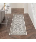 Nourison Quarry Ivory Grey Taupe QUA18 8 ft. Rect. Rug
