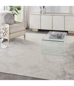 Nourison Home Elation ETN03 Ivory Grey 9 ft. X 12 ft. Area Rug