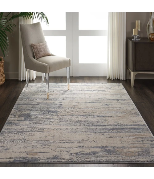 Nourison Rustic Textures Area Rug RUS04-Beige/Grey