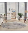 Nourison Rustic Textures Area Rug RUS02 Beige/Grey 5'3" Round