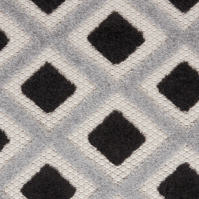 Nourison Aloha Area Rug ALH26 Black White 12' x 15'