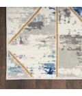 Nourison Elation Area Rug ETN12 Grey/Multi 4' x 6'