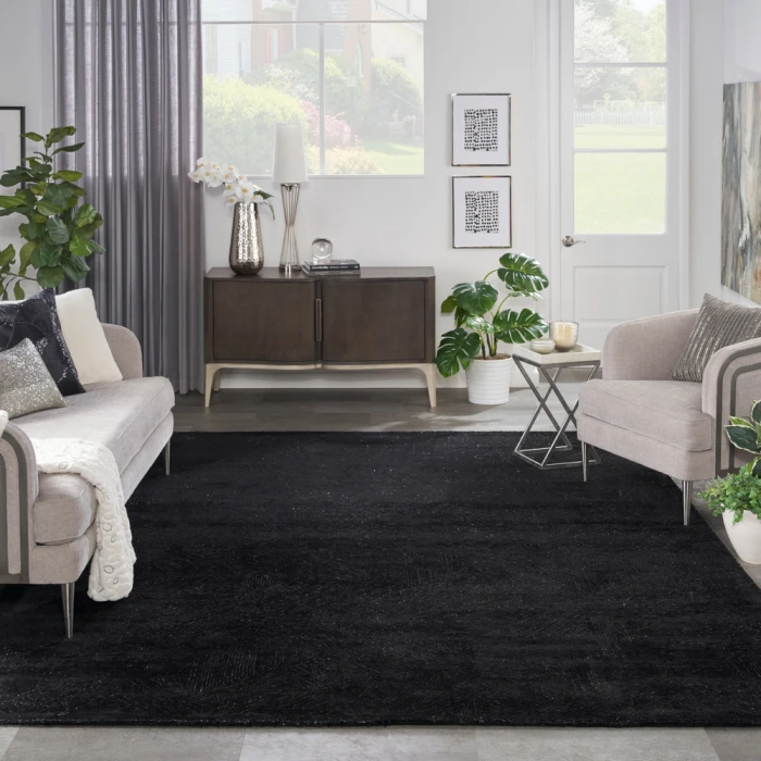 Michael Amini Ma30 Star Area Rug SMR01 Black