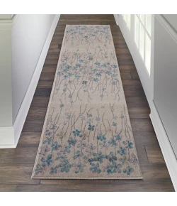 Nourison Home Tranquil TRA04 Ivory 2 ft. 3 in. X 7 ft. 3 in. Area Rug