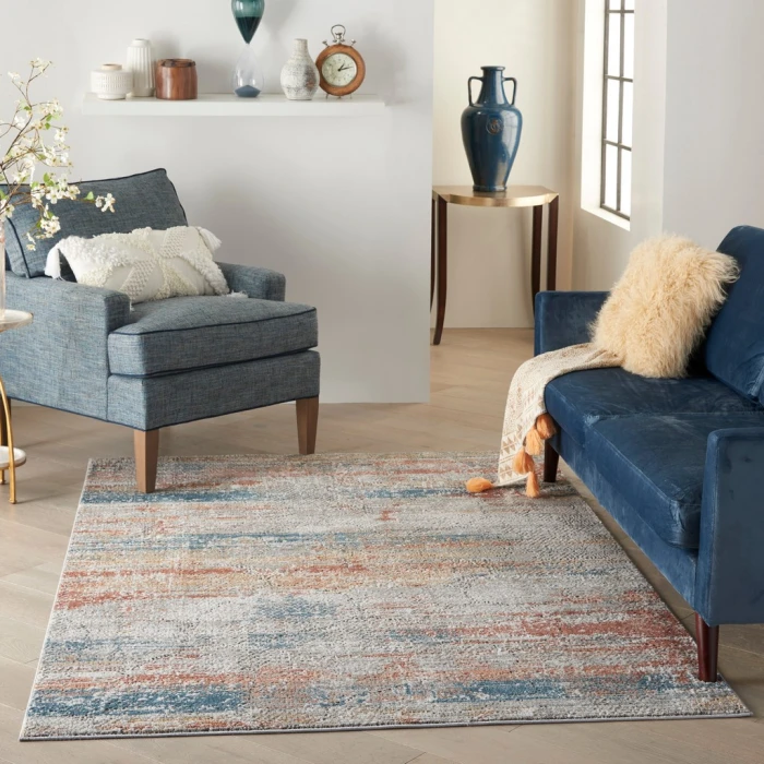 Nourison Rustic Textures Area Rug RUS11-Multicolor