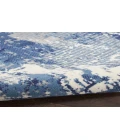 Nourison Grafix Navy Blue GRF38 8 ft. Round Rug