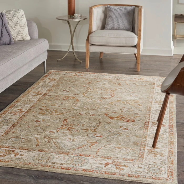 Nourison Infinite Sage Ivory IFT01 4 ft. X 6 ft. Rect. Rug