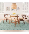 Nourison Easy Care Area Rug NES01 Aqua/Teal