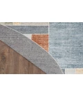 Nourison Astra Machine Washable Multicolor ASW09 7 ft. 10 in. Round Rug
