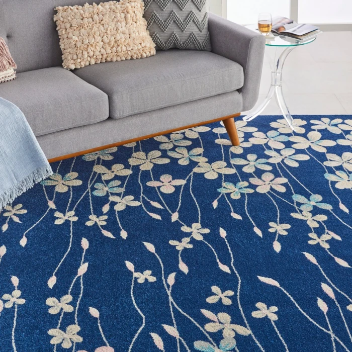 Nourison Tranquil Area Rug TRA04-Navy