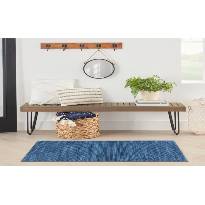 Nourison Nourison Washables Blue NWB03 3 ft. X 5 ft. Rectangle Rug