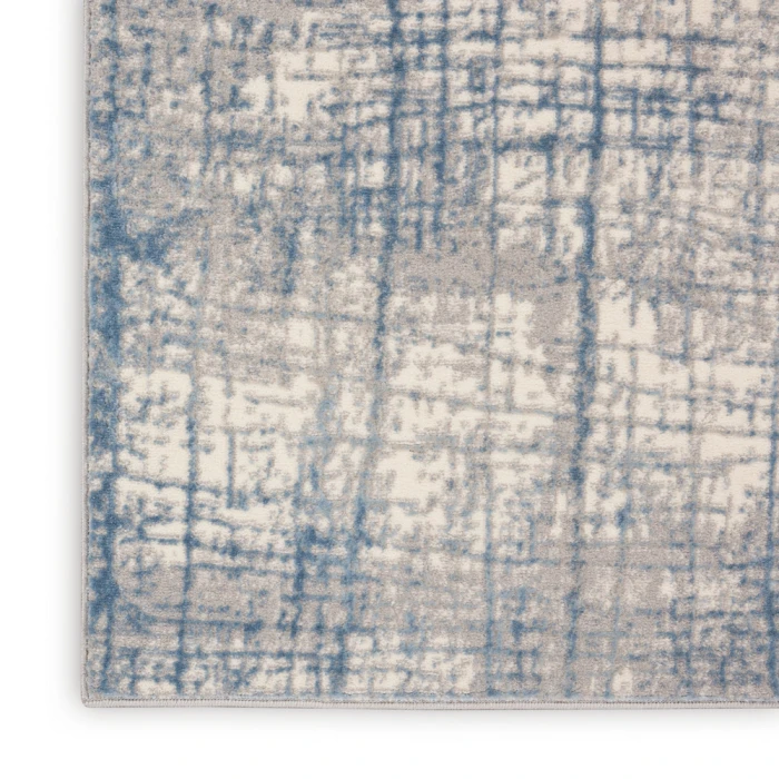 Calvin Klein Rush Area Rug CK950 Ivory Blue