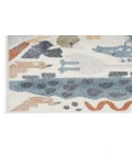 Nourison Astra Machine Washable Ivory ASW01 2 ft. 2 in. X 8 ft. Rectangle Rug