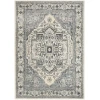 Nourison Home Quarry QUA18 Ivory Navy 3 ft. 9 in. X 5 ft. 9 in. Area Rug