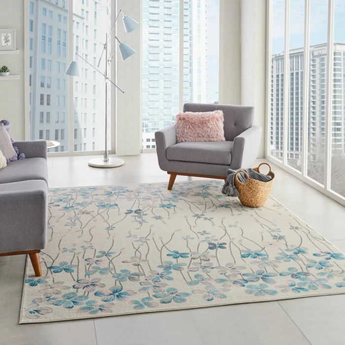 Nourison Tranquil Area Rug TRA04-Ivory