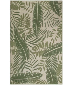 Nourison Home Garden Oasis GOA02 Ivory Green 8 ft. X 10 ft. Area Rug