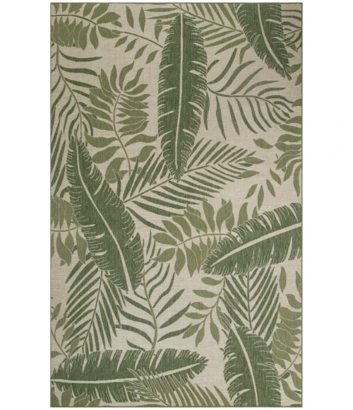 Nourison Garden Oasis Ivory Green GOA02 8 ft. X 10 ft. Rectangle Rug