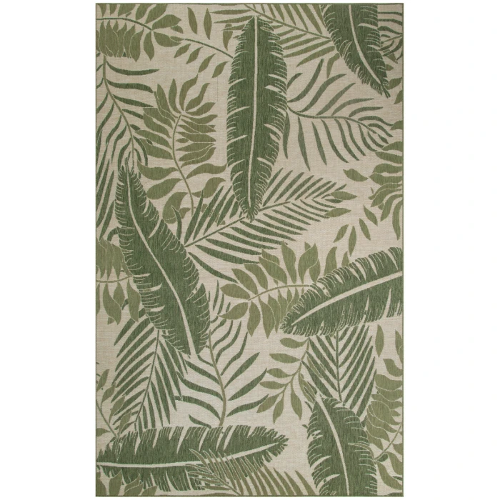 Nourison Garden Oasis Ivory Green GOA02 8 ft. X 10 ft. Rectangle Rug